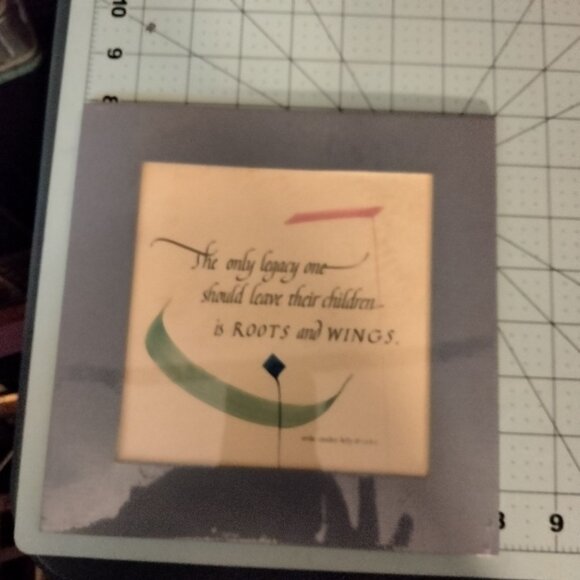 Print The Only Legacy One Should Leave Their Children Is Roots And Wings Kelly - Picture 4 of 6